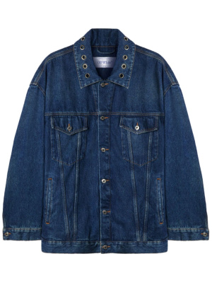Eyelet-embellishment denim jacket, Off-White Eyelet-embellishment denim jacket
Eyelet-embellishment denim jacket, Off-White Eyelet-embellishment denim jacket