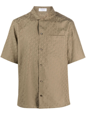 Logo-jacquard silk-cotton shirt, Off-White Logo-jacquard silk-cotton shirt
Logo-jacquard silk-cotton shirt, Off-White Logo-jacquard silk-cotton shirt