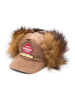 Logo-patch faux-fur lining corduroy cap, Dsquared2 Logo-patch faux-fur lining corduroy cap
Logo-patch faux-fur lining corduroy cap, Dsquared2 Logo-patch faux-fur lining corduroy cap