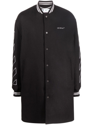 Diag-stripe longline bomber jacket, Off-White Diag-stripe longline bomber jacket
Diag-stripe longline bomber jacket, Off-White Diag-stripe longline bomber jacket