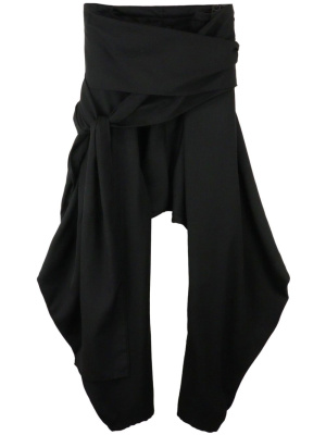 R-Tied drop-crotch wool trousers, Yohji Yamamoto R-Tied drop-crotch wool trousers
R-Tied drop-crotch wool trousers, Yohji Yamamoto R-Tied drop-crotch wool trousers