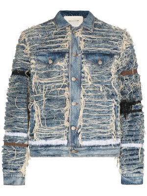 X Blackmeans shredded denim jacket, 1017 ALYX 9SM X Blackmeans shredded denim jacket
X Blackmeans shredded denim jacket, 1017 ALYX 9SM X Blackmeans shredded denim jacket