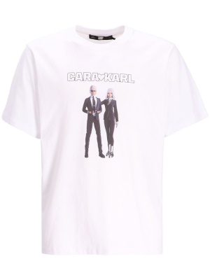 X Cara Delevingne Avatar-print T-shirt, Karl Lagerfeld X Cara Delevingne Avatar-print T-shirt
X Cara Delevingne Avatar-print T-shirt, Karl Lagerfeld X Cara Delevingne Avatar-print T-shirt
