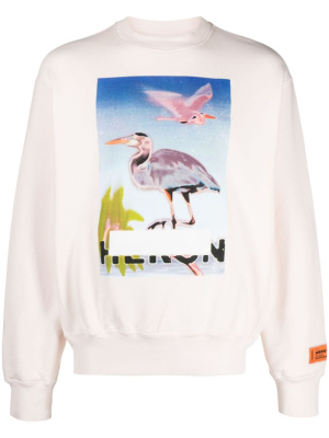 Logo-patch graphic-print jumper, Heron Preston Logo-patch graphic-print jumper
Logo-patch graphic-print jumper, Heron Preston Logo-patch graphic-print jumper
