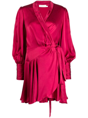 Ruffle-detailing wrap-design dress, ZIMMERMANN Ruffle-detailing wrap-design dress
Ruffle-detailing wrap-design dress, ZIMMERMANN Ruffle-detailing wrap-design dress