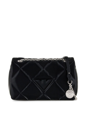 Logo-pendant quilted shoulder bag, Emporio Armani Logo-pendant quilted shoulder bag
Logo-pendant quilted shoulder bag, Emporio Armani Logo-pendant quilted shoulder bag