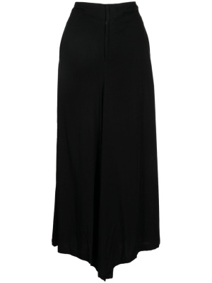 Pleat-detailing zip-fastening cropped trousers, Yohji Yamamoto Pleat-detailing zip-fastening cropped trousers
Pleat-detailing zip-fastening cropped trousers, Yohji Yamamoto Pleat-detailing zip-fastening cropped trousers