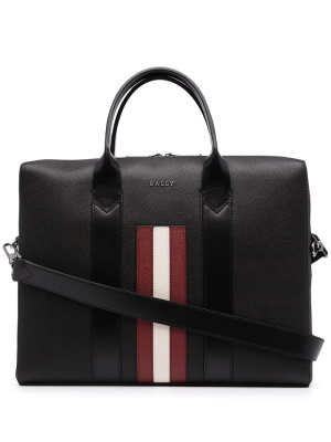 Elter stripe-trim leather briefcase, Bally Elter stripe-trim leather briefcase
Elter stripe-trim leather briefcase, Bally Elter stripe-trim leather briefcase
