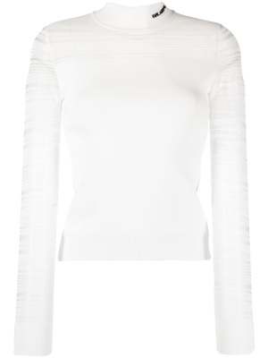 Embroidered logo high-neck jumper, Karl Lagerfeld Embroidered logo high-neck jumper
Embroidered logo high-neck jumper, Karl Lagerfeld Embroidered logo high-neck jumper