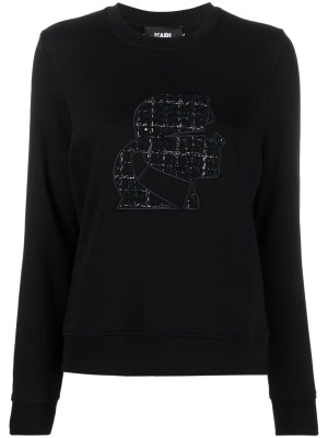 Bouclé Karl Profile crew-neck sweatshirt, Karl Lagerfeld Bouclé Karl Profile crew-neck sweatshirt
Bouclé Karl Profile crew-neck sweatshirt, Karl Lagerfeld Bouclé Karl Profile crew-neck sweatshirt