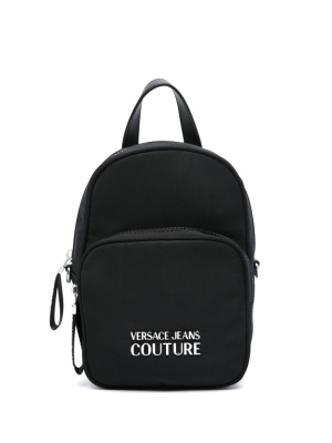 Logo-lettering zipped backpack, Versace Jeans Couture Logo-lettering zipped backpack
Logo-lettering zipped backpack, Versace Jeans Couture Logo-lettering zipped backpack