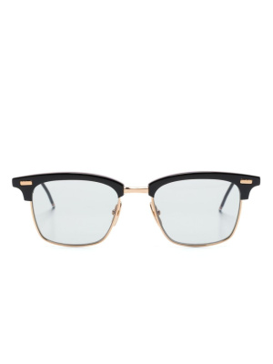 Rectangle-frame tinted sunglasses, Thom Browne Eyewear Rectangle-frame tinted sunglasses
Rectangle-frame tinted sunglasses, Thom Browne Eyewear Rectangle-frame tinted sunglasses