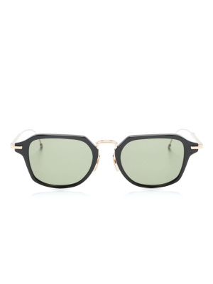 Geometric-frame tinted sunglasses, Thom Browne Eyewear Geometric-frame tinted sunglasses
Geometric-frame tinted sunglasses, Thom Browne Eyewear Geometric-frame tinted sunglasses