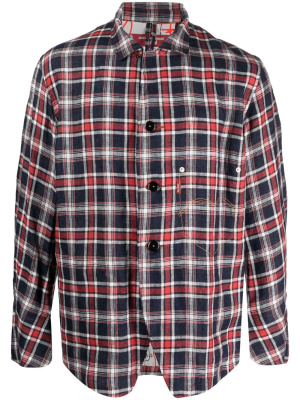 Check-print linen shirt jacket, Junya Watanabe MAN Check-print linen shirt jacket
Check-print linen shirt jacket, Junya Watanabe MAN Check-print linen shirt jacket