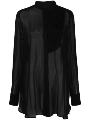 Mock-neck panelled cotton blend shirt, Isabel Benenato Mock-neck panelled cotton blend shirt
Mock-neck panelled cotton blend shirt, Isabel Benenato Mock-neck panelled cotton blend shirt