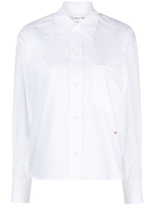 Long-sleeve cotton poplin shirt, Victoria Beckham Long-sleeve cotton poplin shirt
Long-sleeve cotton poplin shirt, Victoria Beckham Long-sleeve cotton poplin shirt