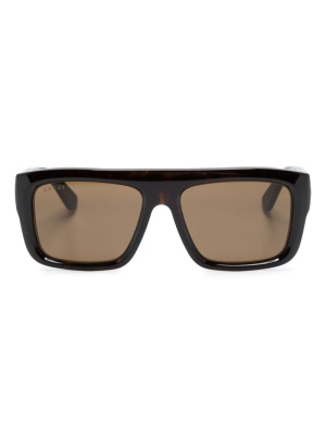 Logo-engraved rectangle-frame sunglasses, Gucci Eyewear Logo-engraved rectangle-frame sunglasses
Logo-engraved rectangle-frame sunglasses, Gucci Eyewear Logo-engraved rectangle-frame sunglasses
