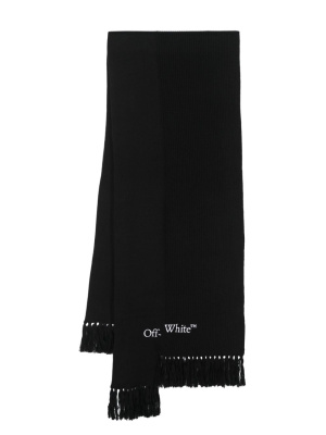 Logo-embroidered cotton-cashmere scarf, Off-White Logo-embroidered cotton-cashmere scarf
Logo-embroidered cotton-cashmere scarf, Off-White Logo-embroidered cotton-cashmere scarf