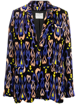 Graphic-print single-breasted blazer, Forte Forte Graphic-print single-breasted blazer
Graphic-print single-breasted blazer, Forte Forte Graphic-print single-breasted blazer