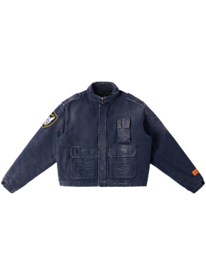 Eagle-patch distressed-effect jacket, Heron Preston Eagle-patch distressed-effect jacket
Eagle-patch distressed-effect jacket, Heron Preston Eagle-patch distressed-effect jacket