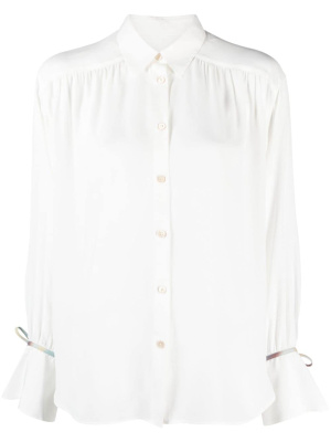 

Tied-cuffs long-sleeves shirt, PS Paul Smith Tied-cuffs long-sleeves shirt