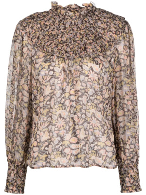 Floral-print ruffle-collar blouse, Polo Ralph Lauren Floral-print ruffle-collar blouse
Floral-print ruffle-collar blouse, Polo Ralph Lauren Floral-print ruffle-collar blouse