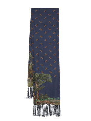 Graphic-print fringed silk scarf, Polo Ralph Lauren Graphic-print fringed silk scarf
Graphic-print fringed silk scarf, Polo Ralph Lauren Graphic-print fringed silk scarf