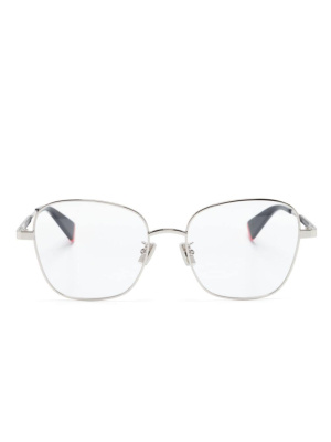 Logo-engraved square-frame glasses, Kenzo Logo-engraved square-frame glasses
Logo-engraved square-frame glasses, Kenzo Logo-engraved square-frame glasses