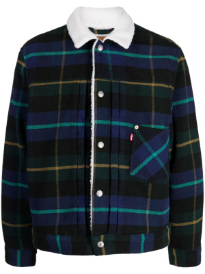 Check-print faux shearling-collar jacket, Levi's Check-print faux shearling-collar jacket
Check-print faux shearling-collar jacket, Levi's Check-print faux shearling-collar jacket