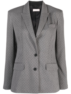 Rhinestone-embellished single-breasted blazer, LIU JO Rhinestone-embellished single-breasted blazer
Rhinestone-embellished single-breasted blazer, LIU JO Rhinestone-embellished single-breasted blazer