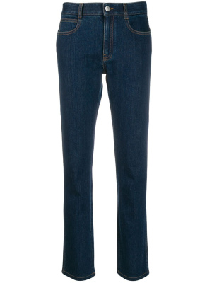 Monogram-lining slim-fit jeans, Stella McCartney Monogram-lining slim-fit jeans
Monogram-lining slim-fit jeans, Stella McCartney Monogram-lining slim-fit jeans