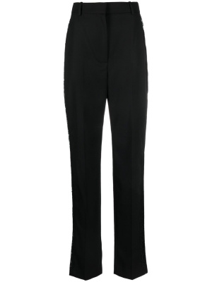 Lace-panel tailored-cut trousers, Alexander McQueen Lace-panel tailored-cut trousers
Lace-panel tailored-cut trousers, Alexander McQueen Lace-panel tailored-cut trousers