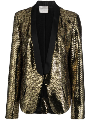 Abstract-pattern metallic-effect blazer, Forte Forte Abstract-pattern metallic-effect blazer
Abstract-pattern metallic-effect blazer, Forte Forte Abstract-pattern metallic-effect blazer