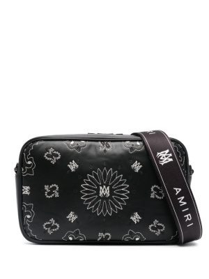 Bandana-embroidered leather shoulder bag, AMIRI Bandana-embroidered leather shoulder bag
Bandana-embroidered leather shoulder bag, AMIRI Bandana-embroidered leather shoulder bag