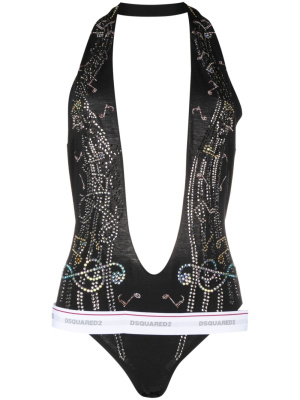 Crystal-embellished cotton body, Dsquared2 Crystal-embellished cotton body
Crystal-embellished cotton body, Dsquared2 Crystal-embellished cotton body