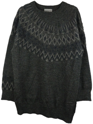 Afferent patterned-intarsia asymmetric jumper, Yohji Yamamoto Afferent patterned-intarsia asymmetric jumper
Afferent patterned-intarsia asymmetric jumper, Yohji Yamamoto Afferent patterned-intarsia asymmetric jumper