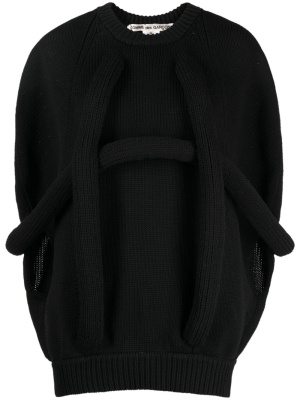Appliqué-detail chunky-knit jumper, Comme Des Garçons Appliqué-detail chunky-knit jumper
Appliqué-detail chunky-knit jumper, Comme Des Garçons Appliqué-detail chunky-knit jumper