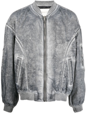 Text-print brushed-finish bomber jacket, 1017 ALYX 9SM Text-print brushed-finish bomber jacket
Text-print brushed-finish bomber jacket, 1017 ALYX 9SM Text-print brushed-finish bomber jacket