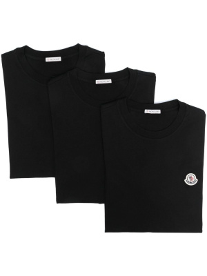 Logo-patch cotton T-shirt (pack of 3), Moncler Logo-patch cotton T-shirt (pack of 3)
Logo-patch cotton T-shirt (pack of 3), Moncler Logo-patch cotton T-shirt (pack of 3)