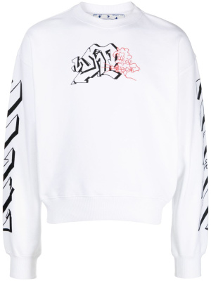 Graffiti Outline-print cotton sweatshirt, Off-White Graffiti Outline-print cotton sweatshirt
Graffiti Outline-print cotton sweatshirt, Off-White Graffiti Outline-print cotton sweatshirt