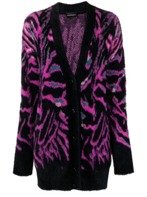 Patterned-intarsia-knit v-neck cardi-coat, Emporio Armani Patterned-intarsia-knit v-neck cardi-coat
Patterned-intarsia-knit v-neck cardi-coat, Emporio Armani Patterned-intarsia-knit v-neck cardi-coat