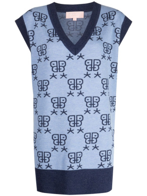 Monogram-pattern two-tone knitted top, BAPY BY *A BATHING APE® Monogram-pattern two-tone knitted top
Monogram-pattern two-tone knitted top, BAPY BY *A BATHING APE® Monogram-pattern two-tone knitted top