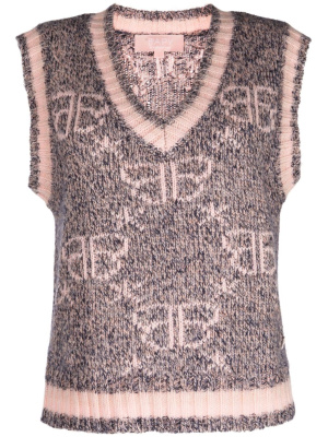 Monogram-pattern V-neck vest, BAPY BY *A BATHING APE® Monogram-pattern V-neck vest
Monogram-pattern V-neck vest, BAPY BY *A BATHING APE® Monogram-pattern V-neck vest