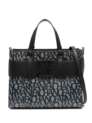 Logo-print zip-fastening tote bag, Armani Exchange Logo-print zip-fastening tote bag
Logo-print zip-fastening tote bag, Armani Exchange Logo-print zip-fastening tote bag