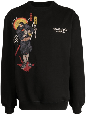 Shinobi logo-embroidered sweatshirt, Maharishi Shinobi logo-embroidered sweatshirt
Shinobi logo-embroidered sweatshirt, Maharishi Shinobi logo-embroidered sweatshirt
