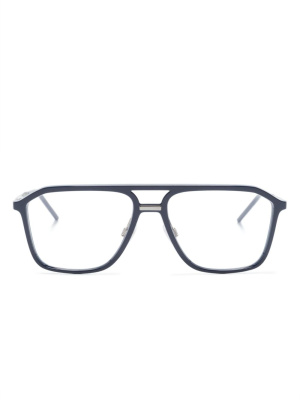 Logo-embossed pilot-frame glasses, Dolce & Gabbana Eyewear Logo-embossed pilot-frame glasses
Logo-embossed pilot-frame glasses, Dolce & Gabbana Eyewear Logo-embossed pilot-frame glasses