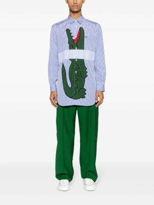 X Lacoste logo-print checked shirt, Comme Des Garçons Shirt X Lacoste logo-print checked shirt
X Lacoste logo-print checked shirt, Comme Des Garçons Shirt X Lacoste logo-print checked shirt
