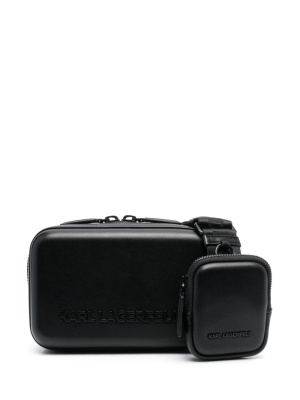 K/Kase logo-embossed shoulder bag, Karl Lagerfeld K/Kase logo-embossed shoulder bag
K/Kase logo-embossed shoulder bag, Karl Lagerfeld K/Kase logo-embossed shoulder bag