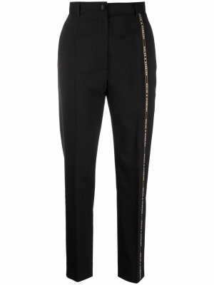 Logo-trim tapered-leg tailored trousers, Dolce & Gabbana Logo-trim tapered-leg tailored trousers
Logo-trim tapered-leg tailored trousers, Dolce & Gabbana Logo-trim tapered-leg tailored trousers
