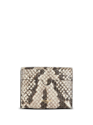 B-Buzz snakeskin-effect leather wallet, Balmain B-Buzz snakeskin-effect leather wallet
B-Buzz snakeskin-effect leather wallet, Balmain B-Buzz snakeskin-effect leather wallet